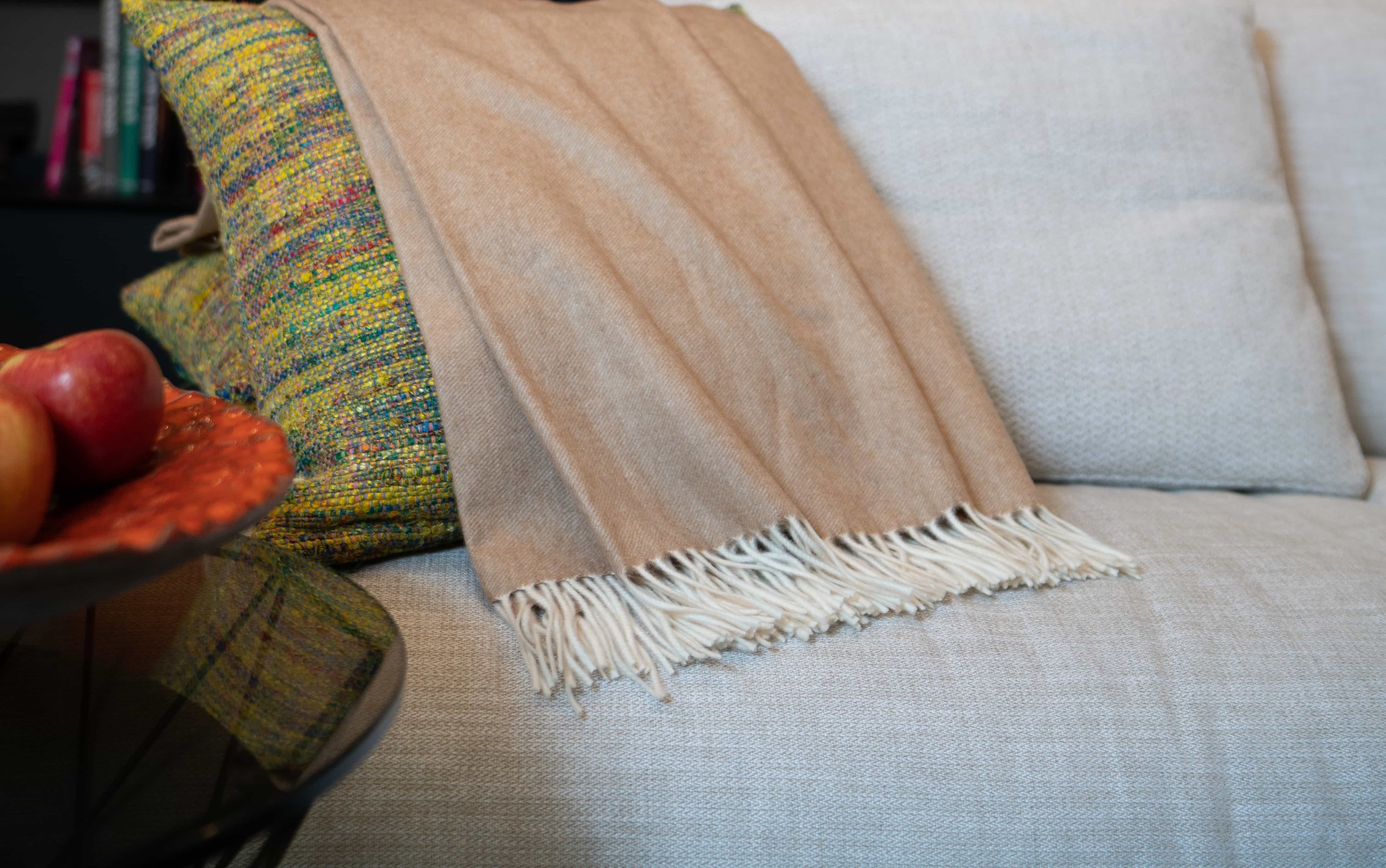 (Plaid) Decken Decken Ritter mit Cashmere – Fransen aus Kaschmir Ritter - Wohndecken