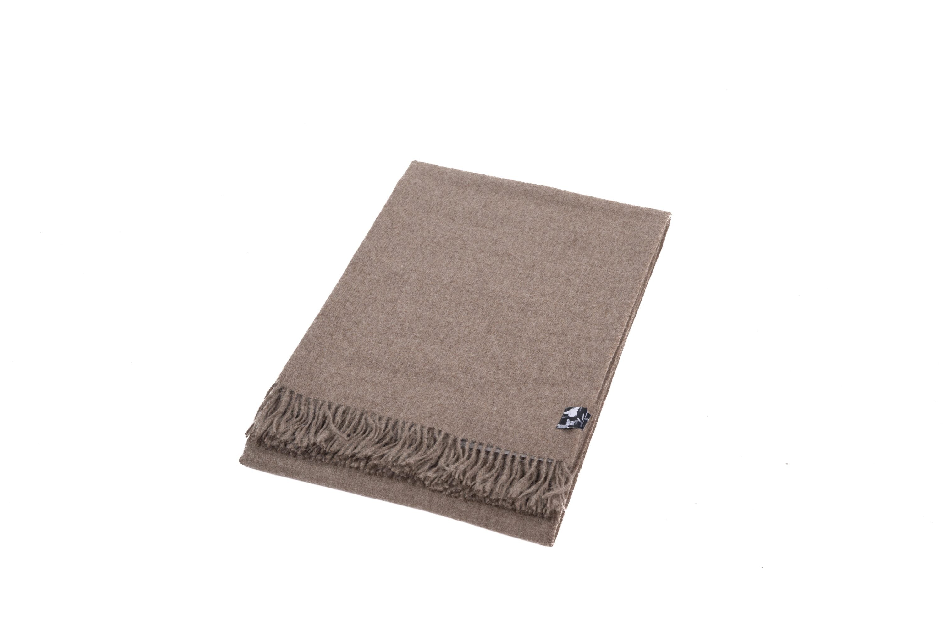 Plaza Silkeborg Babyalpaka Plaid braun meliert