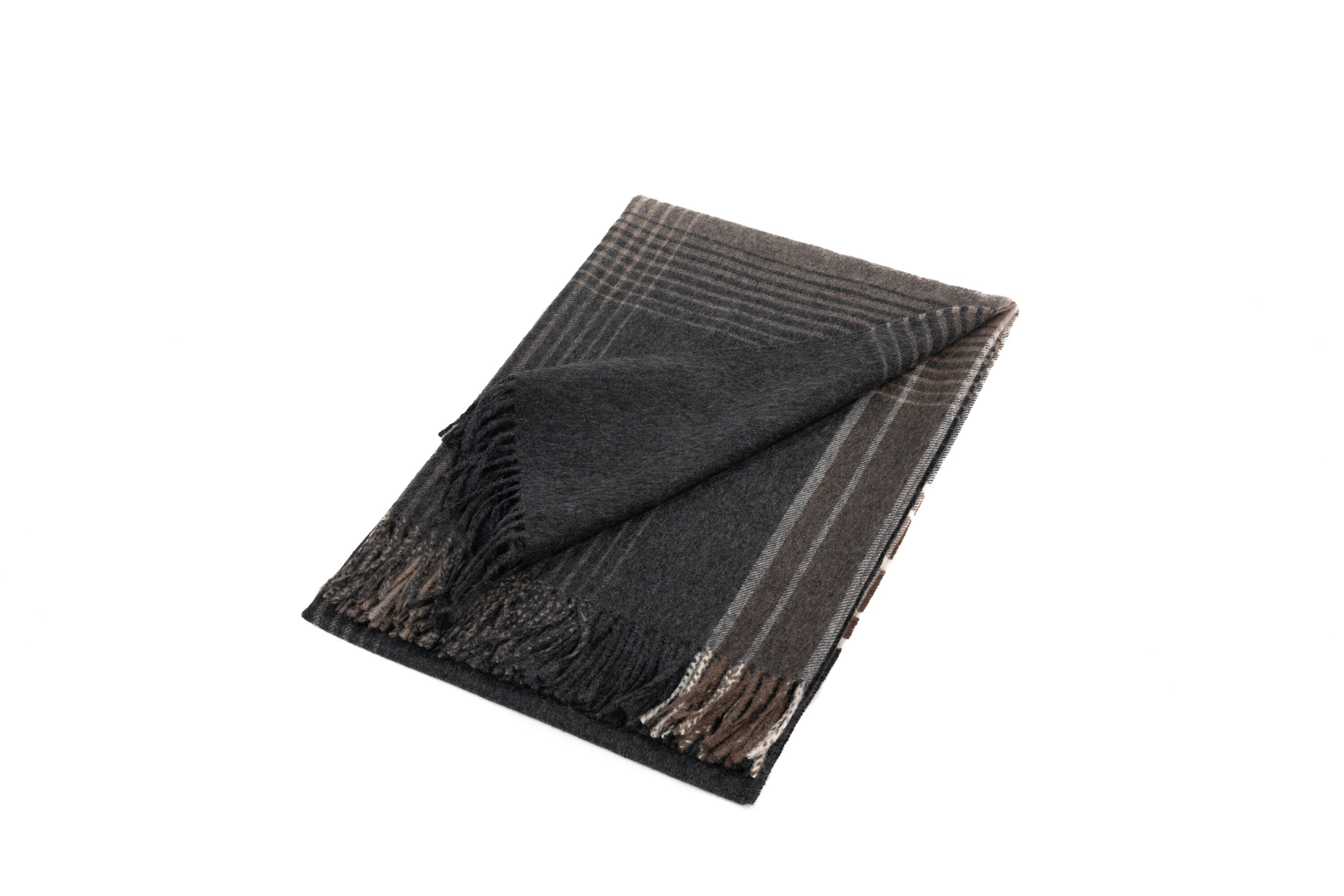 Silkeborg Santa Cruz Babyalpaka Plaid braun kariert