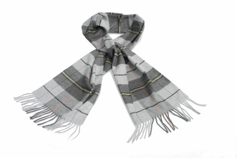 Cashmyra Schal in grau kariert