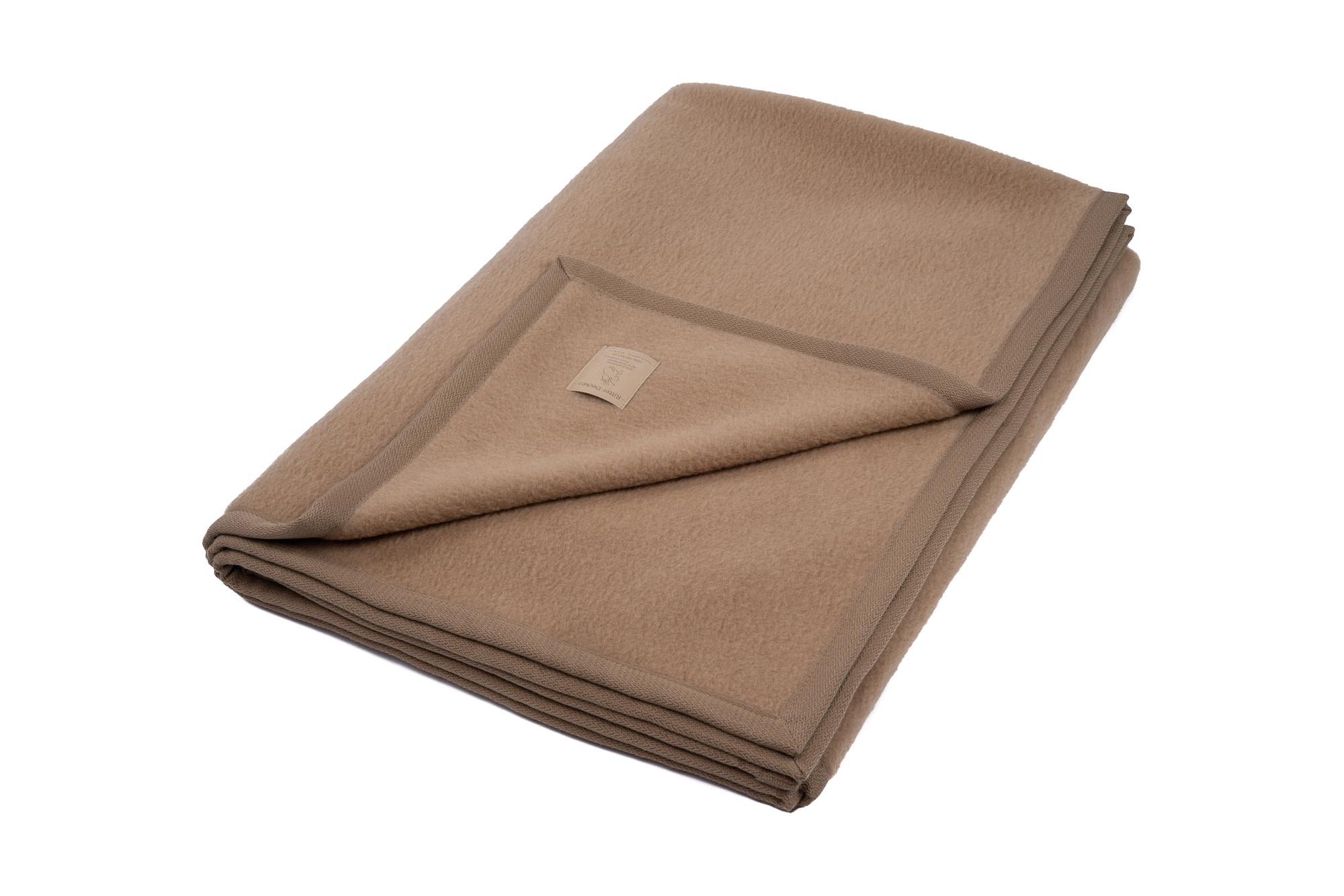 Gefaltete Kalif Kaschmirdecke in kamel