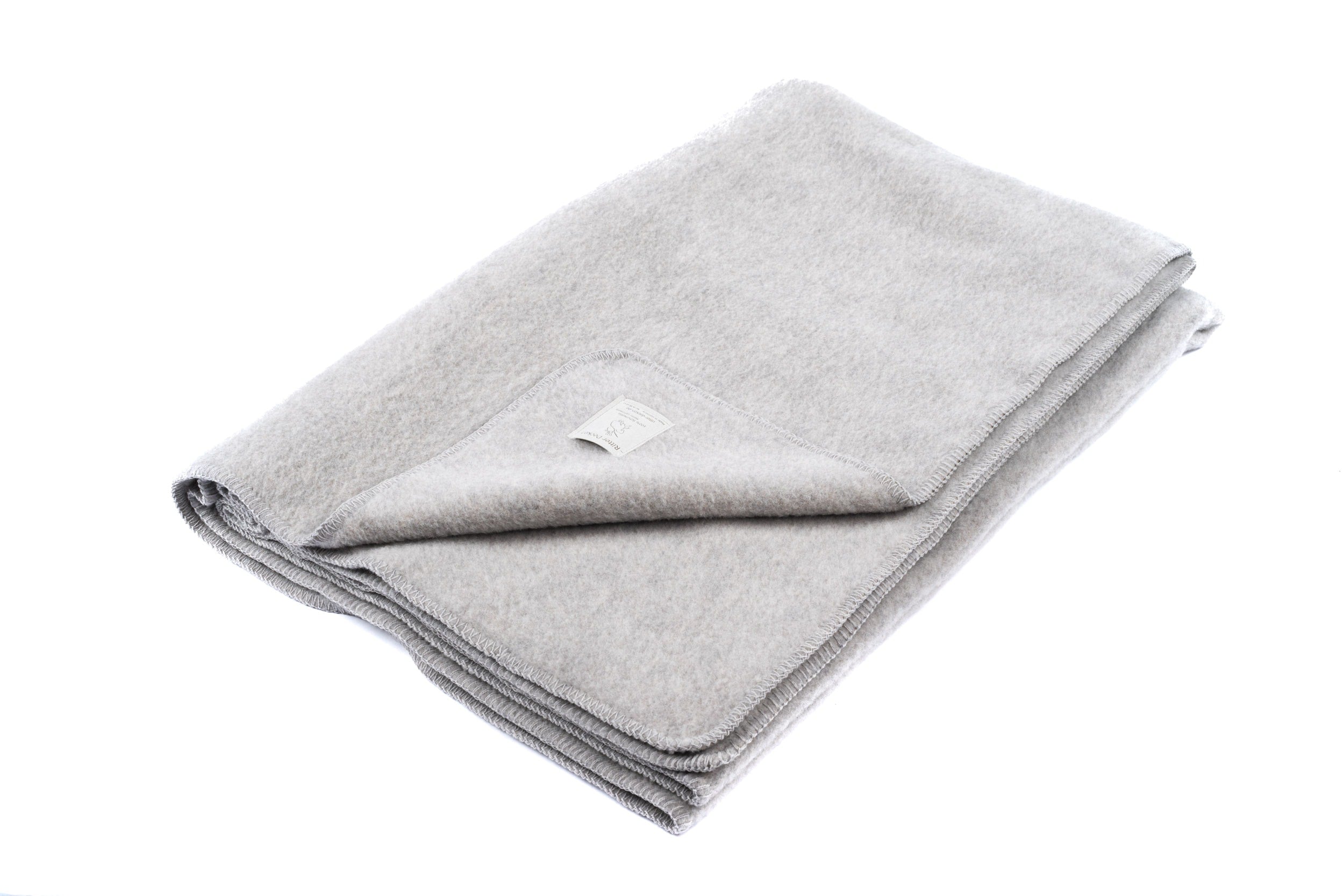 Schurwolldecke Karlsbad silbergrau Ritter Decken