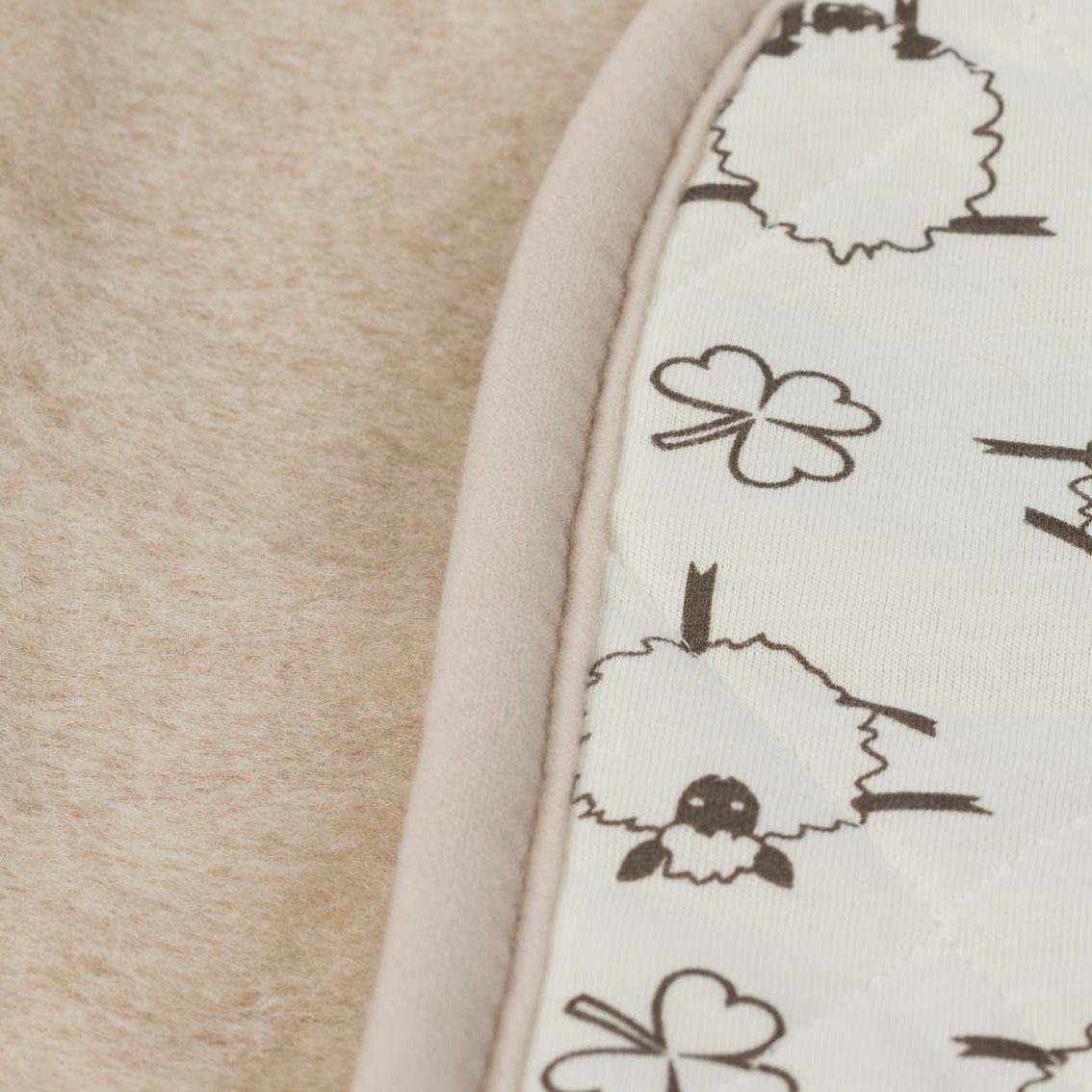 Flokati Moka Kinder Wollflor Decke im Detail