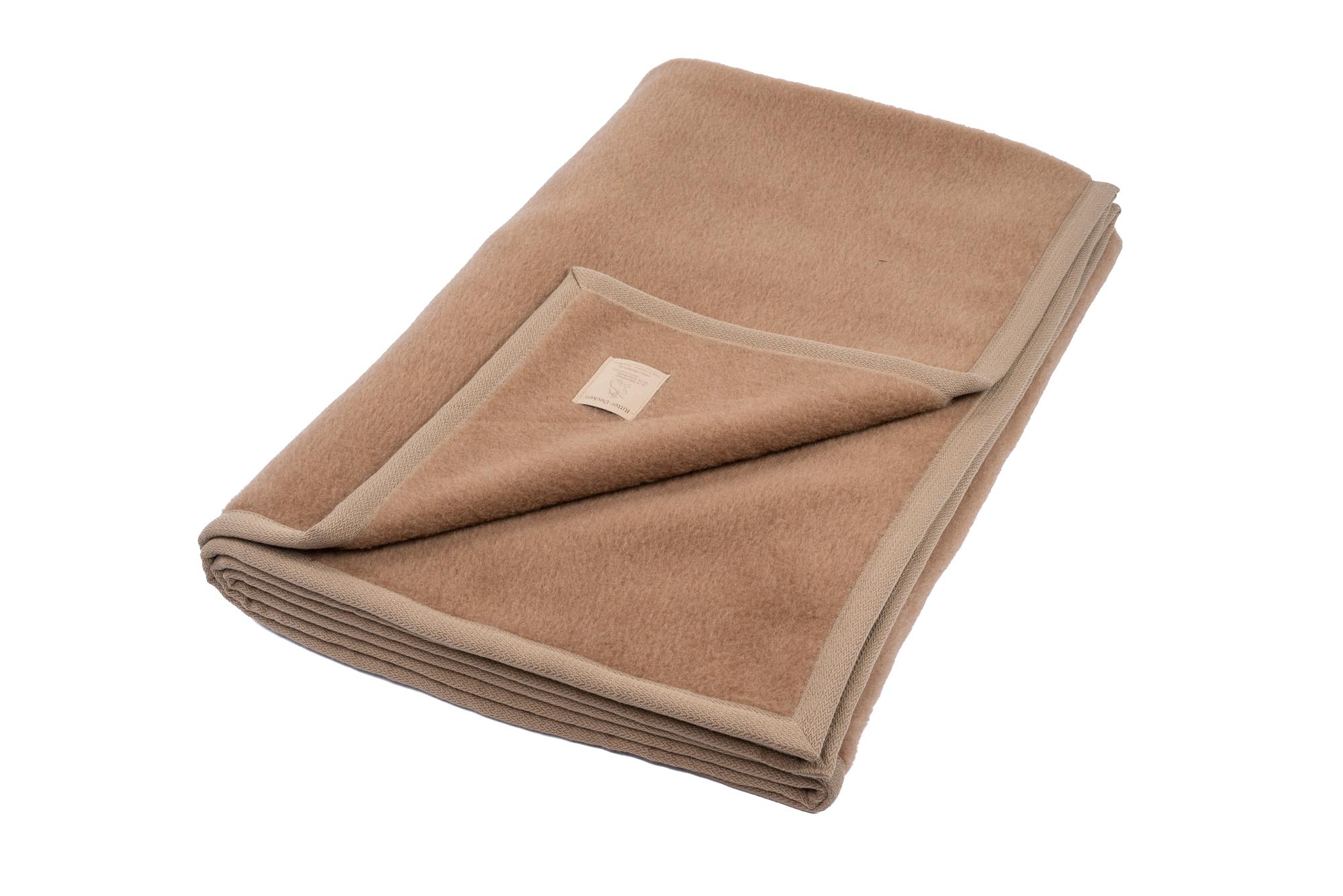 Gefaltete Mandarin Kamelhaardecke