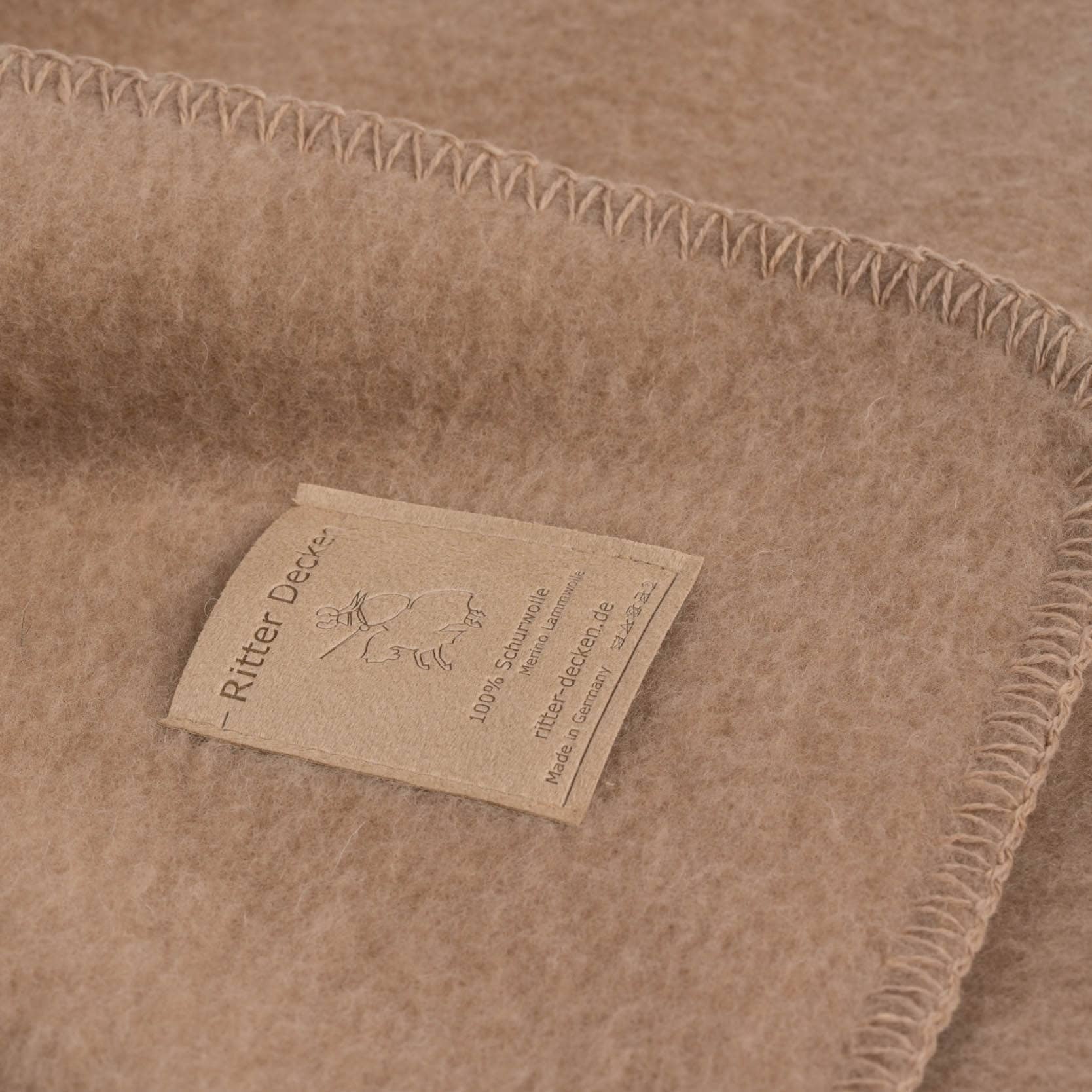 Karlsbad Kamel Detailfoto Ritter Decken Wolldecke