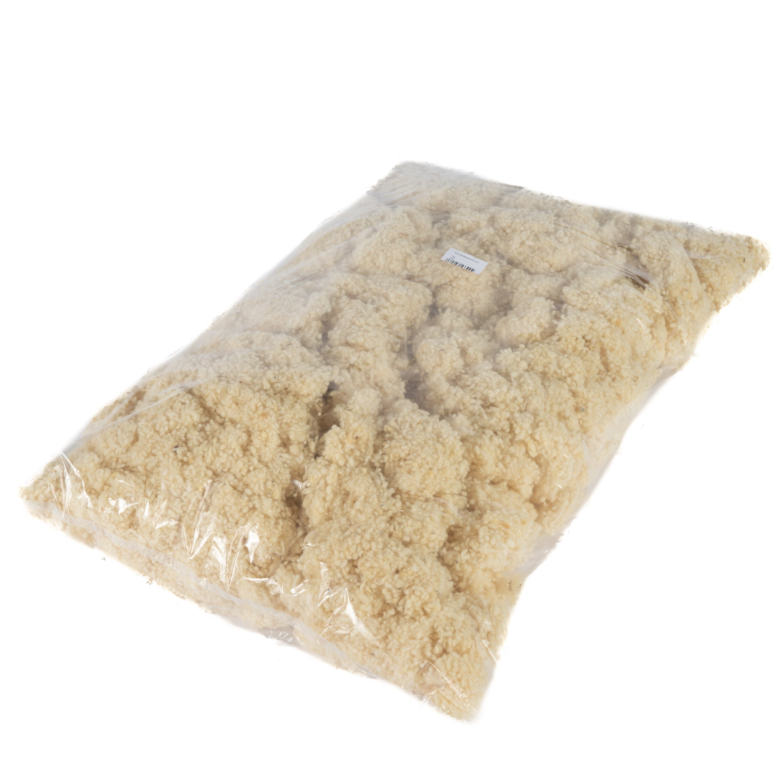 1 kg Nachfüllpackung reine Schafschurwollkügelchen für Kissen und Auflagen