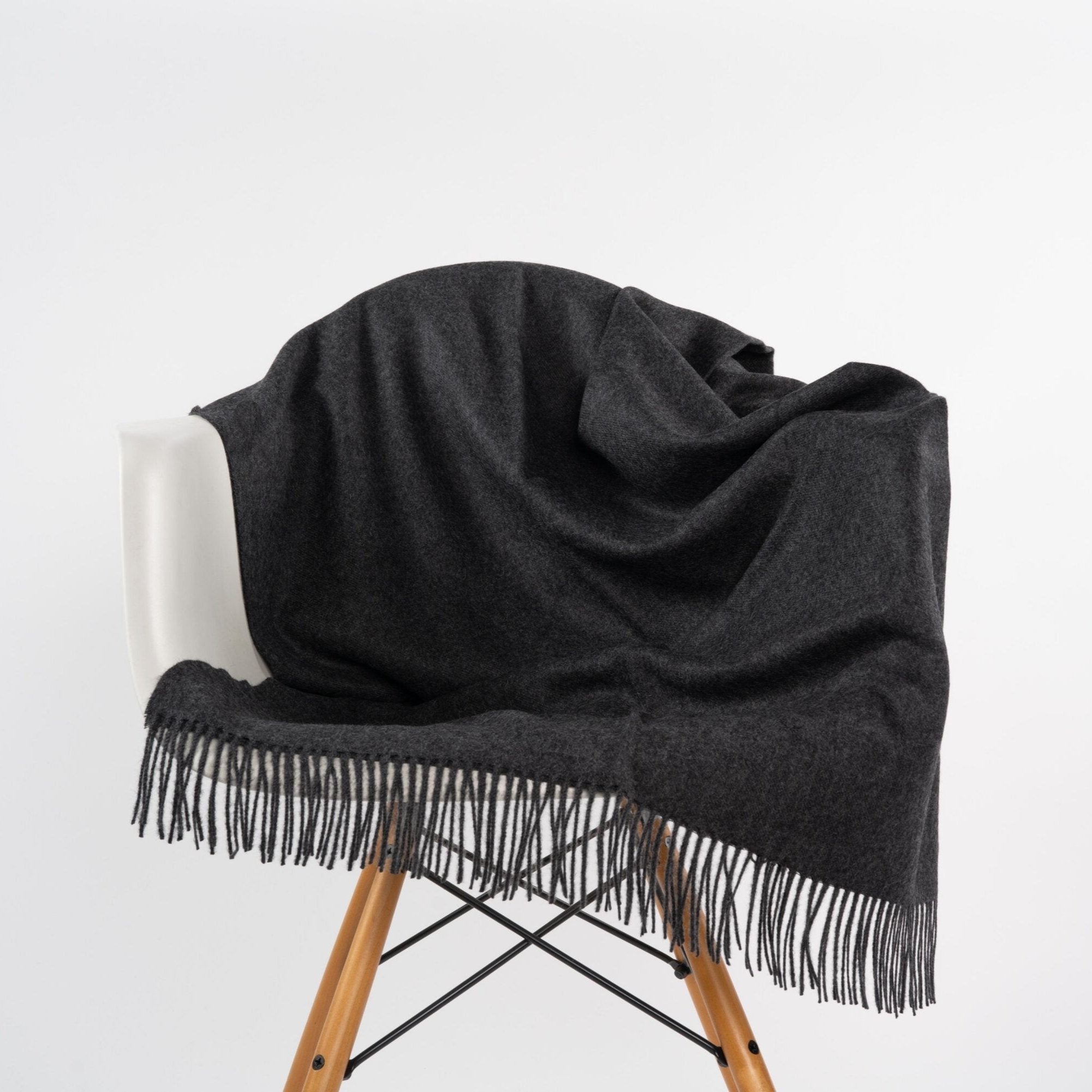 Plaza Silkeborg Babyalpaka Plaid anthrazit