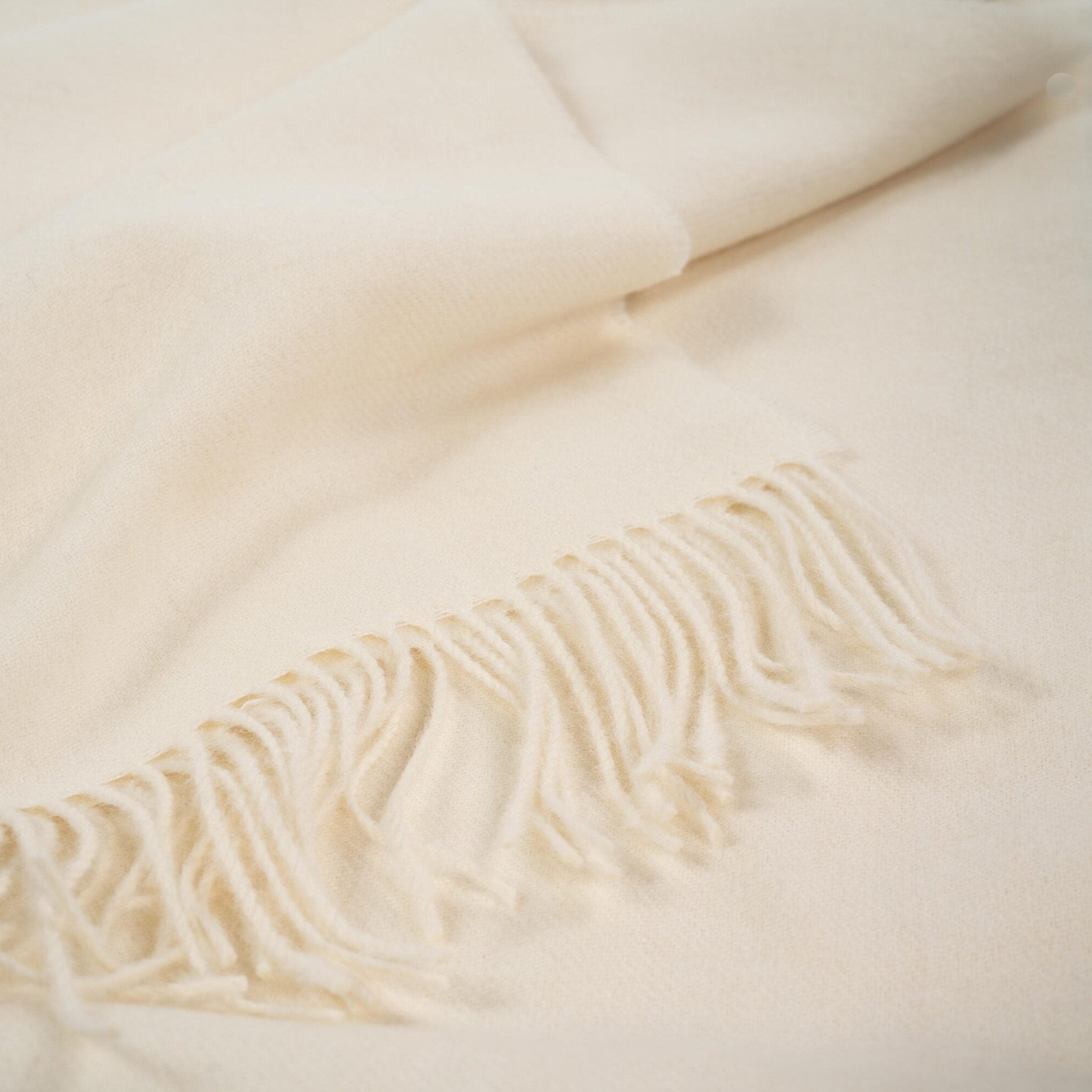 Plaza Silkeborg Babyalpaka Plaid naturweiss