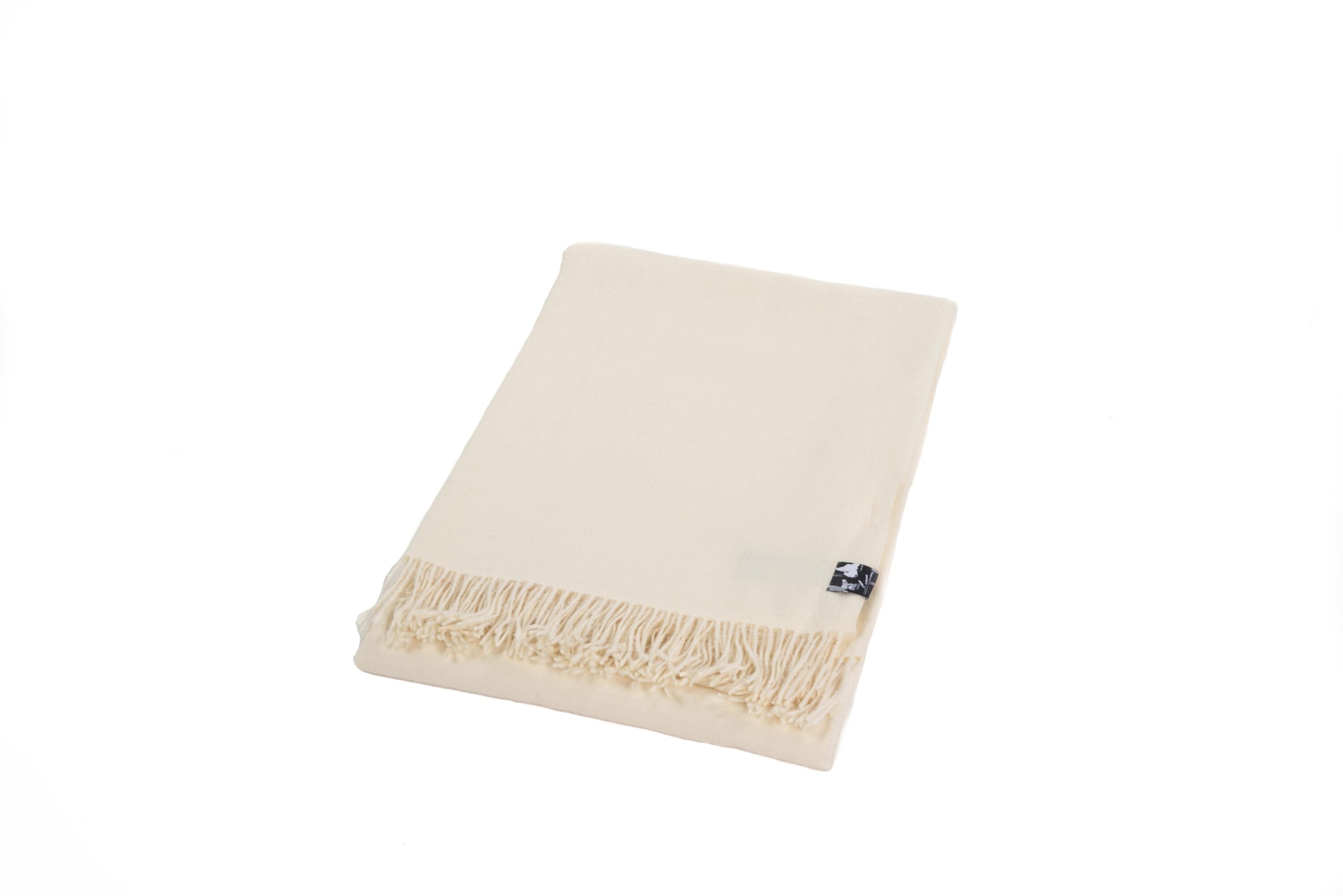 Plaza Silkeborg Babyalpaka Plaid naturweiss