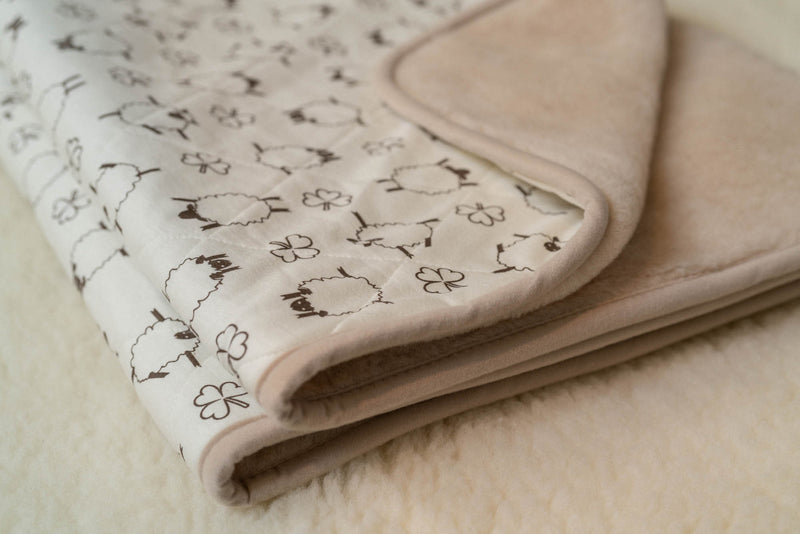 Flokati Moka Kinder Wollflor Decke im Detail