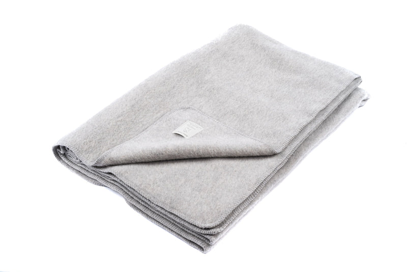 Carlsbad virgin wool blanket (Merino wool) | Silver-grey