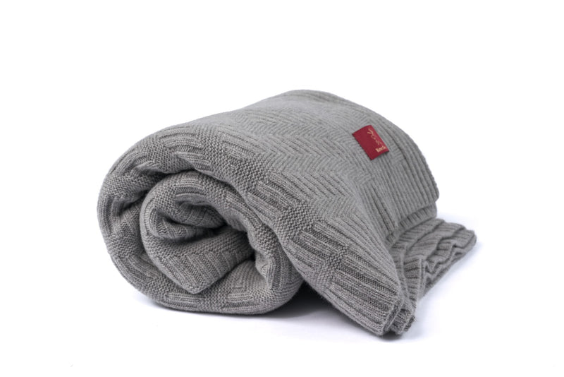 Ritter Decken Portimao Strickplaid aus Schurwolle