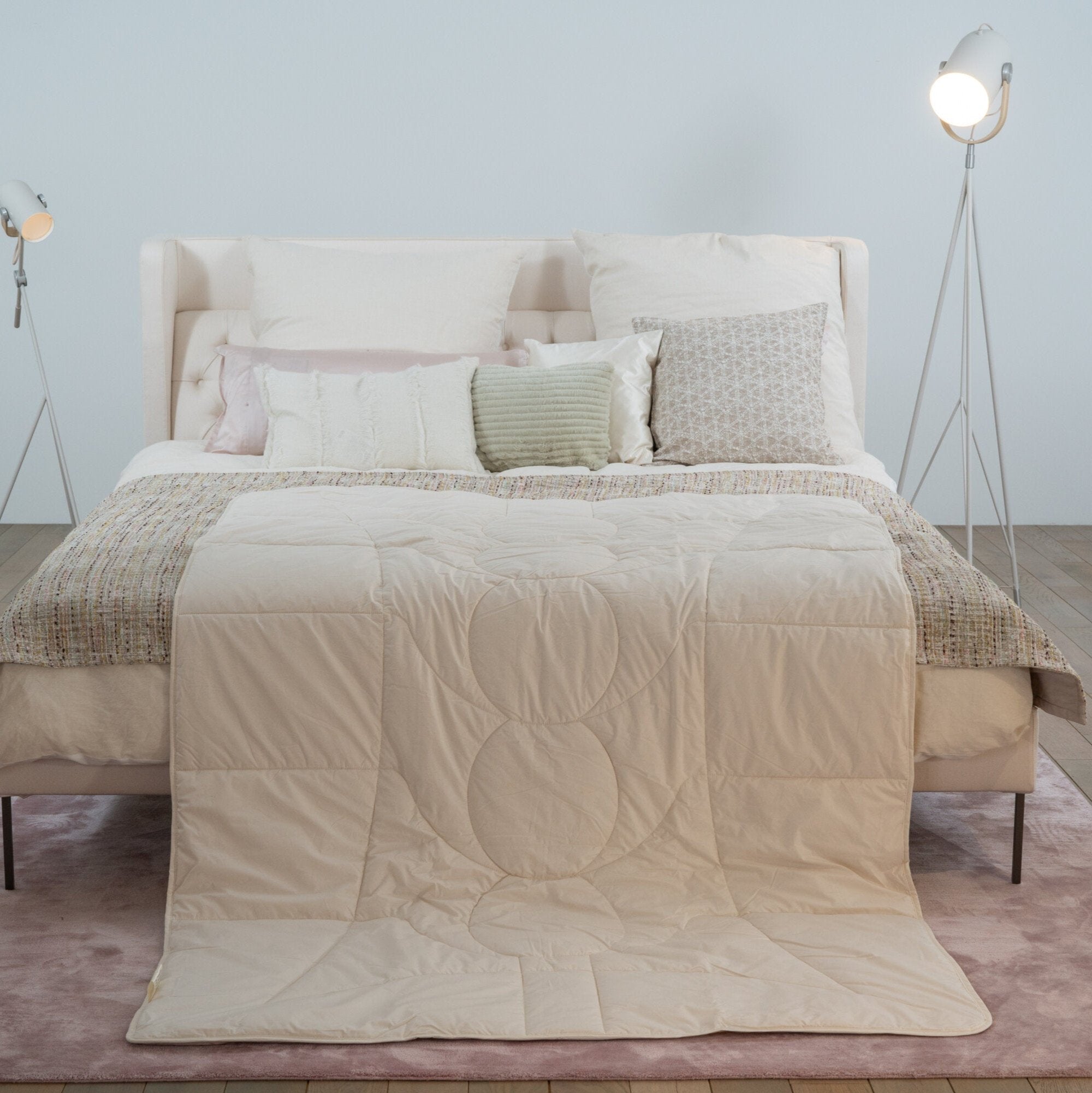 Ritter Decken Alpaka Mono Steppbett Stimmungsbild Bettdecke