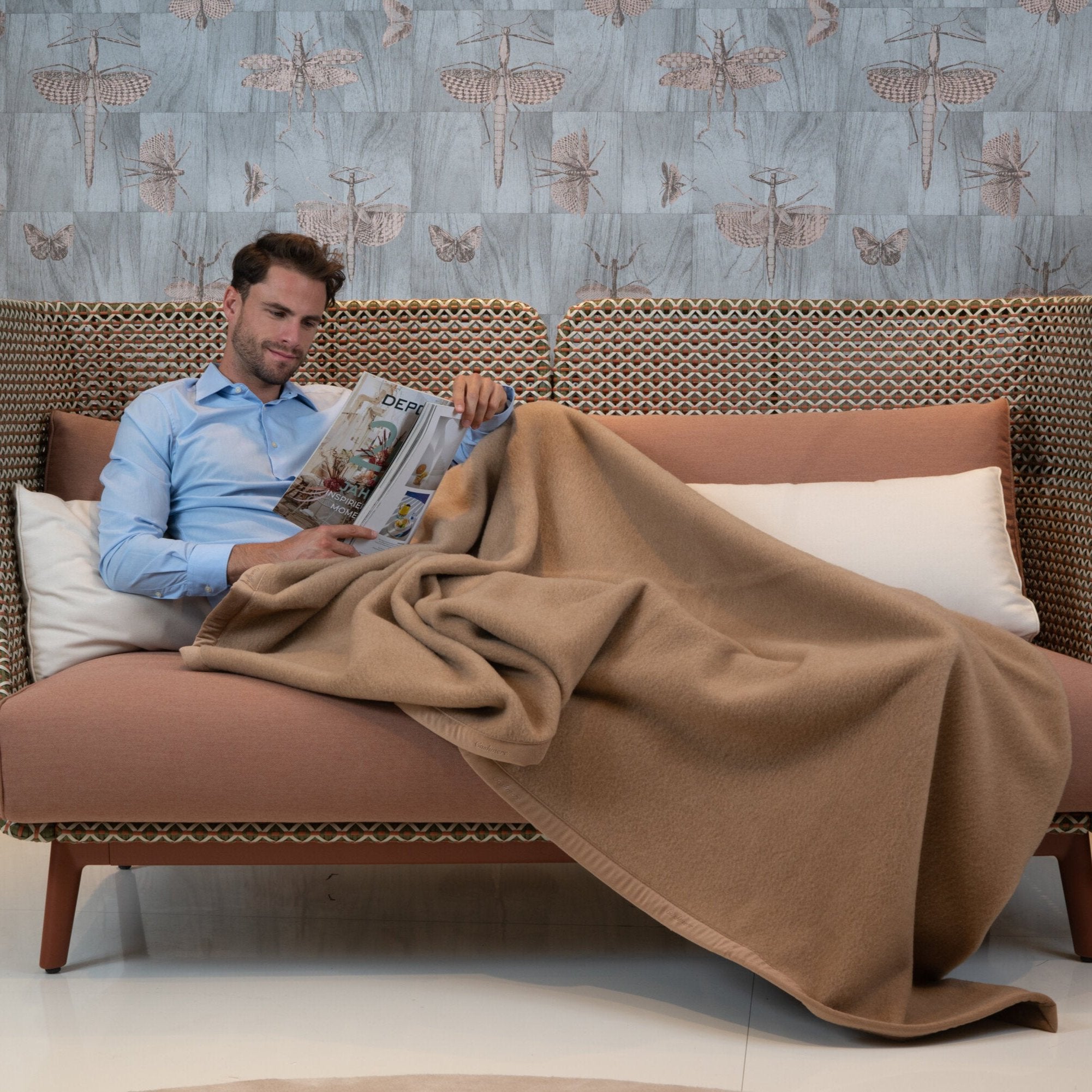 Ritter Decken Kaschmir Decke Kaschmor Kamel Model