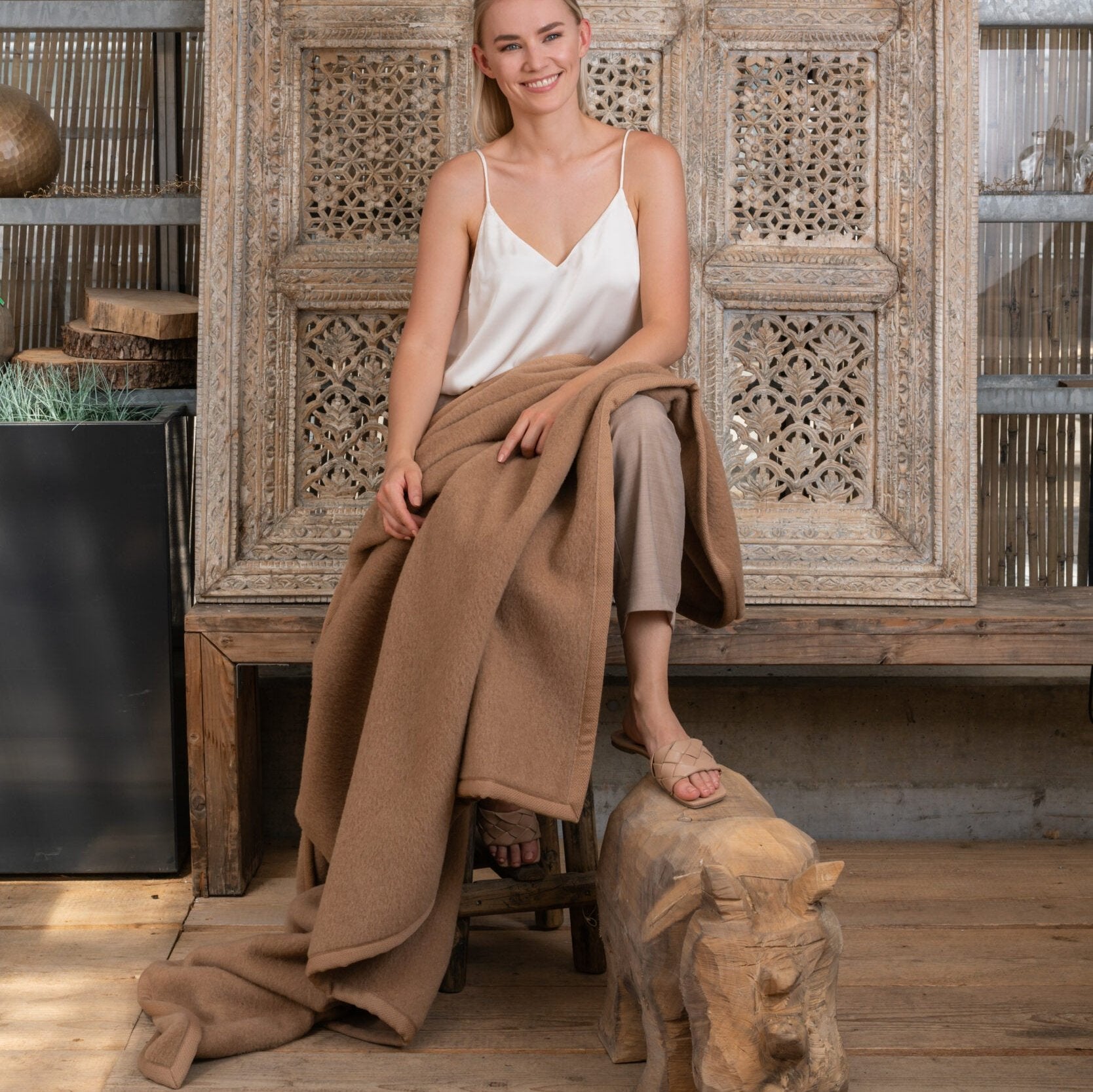 Ritter Decken Maharadscha Kamelhaardecke Kaufen Kamel 301 2703 Stimmungsbild2