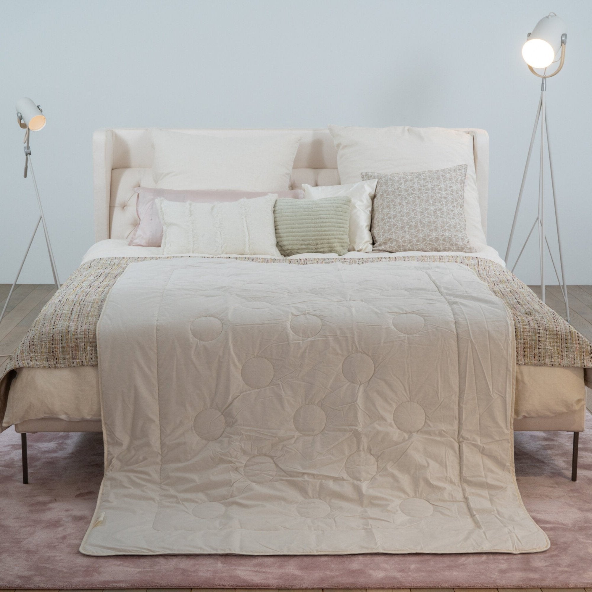 Ritter Decken Mono Kamel Steppbett Stimmungsbild Bettdecke