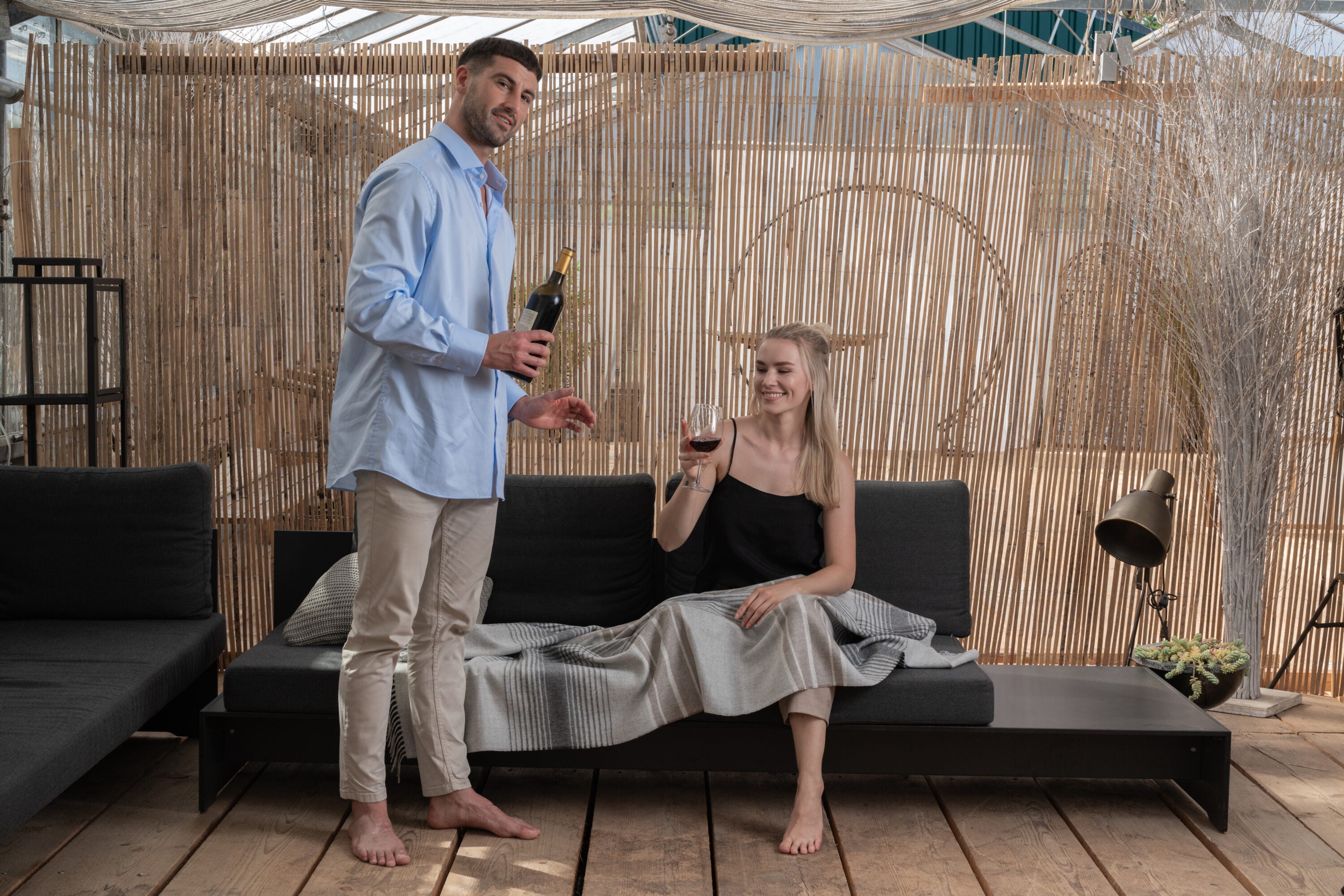 Silkeborg Babyalpaka Plaid Santa Cruz grau kariert